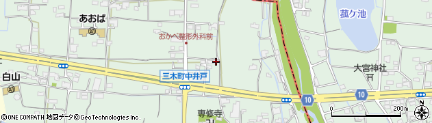 香川県木田郡三木町井戸2759周辺の地図