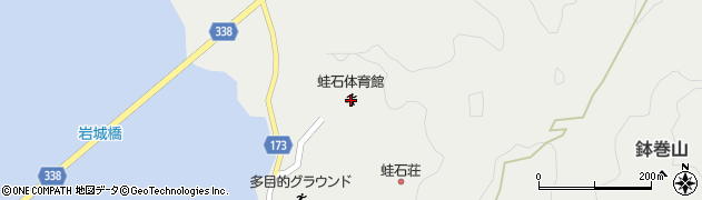 上島町いきなスポレク公園蛙石体育館周辺の地図