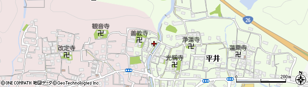 和歌山県和歌山市平井845周辺の地図