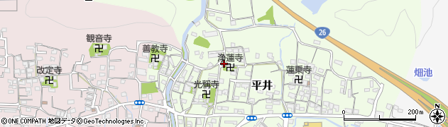 和歌山県和歌山市平井340周辺の地図
