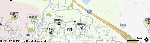和歌山県和歌山市平井326周辺の地図
