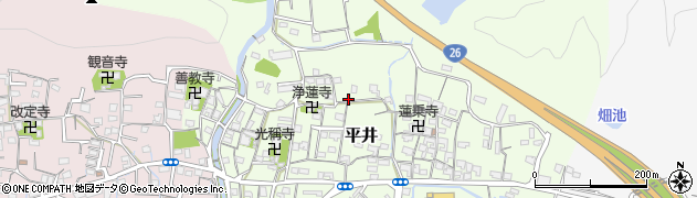 和歌山県和歌山市平井319周辺の地図