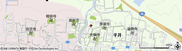 和歌山県和歌山市平井450周辺の地図