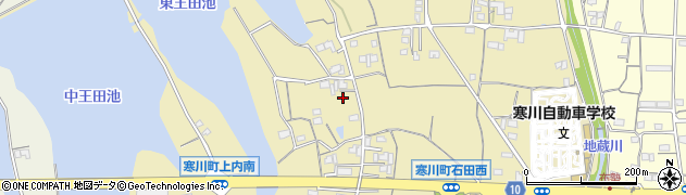 香川県さぬき市寒川町石田西周辺の地図