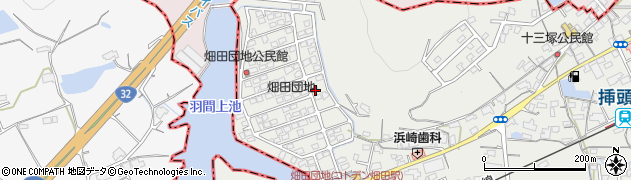 香川県綾歌郡綾川町畑田964-32周辺の地図