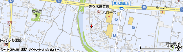 香川県木田郡三木町氷上968周辺の地図