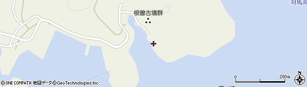 大阪航空局対馬空港出張所　ボルデメ局舎周辺の地図