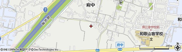 和歌山県和歌山市府中684周辺の地図