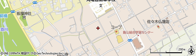 香川県丸亀市飯山町西坂元周辺の地図