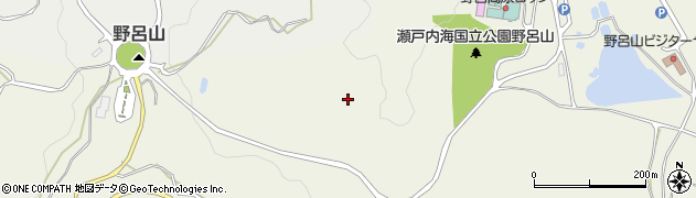 呉市役所　野呂山ビジターセンター周辺の地図