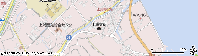今治市上浦支所周辺の地図