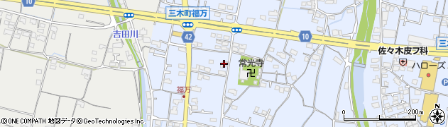 香川県木田郡三木町氷上1196周辺の地図