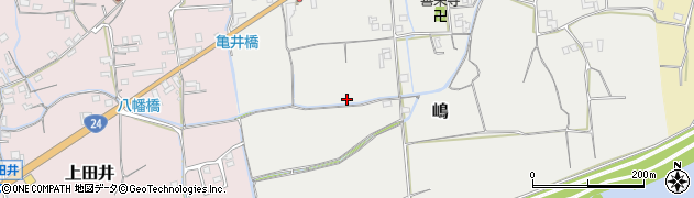 和歌山県紀の川市嶋167周辺の地図