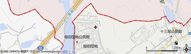 香川県綾歌郡綾川町畑田964-98周辺の地図