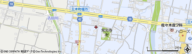 香川県木田郡三木町氷上1200周辺の地図