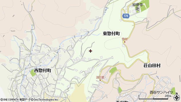 〒737-0063 広島県呉市東惣付町の地図