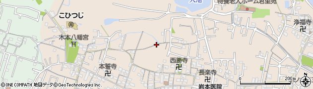 和歌山県和歌山市木ノ本周辺の地図