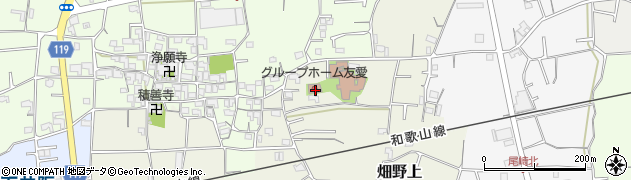打田友愛デイサービスセンター周辺の地図