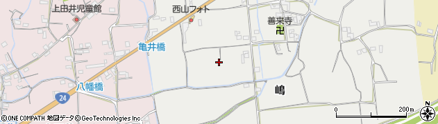 和歌山県紀の川市嶋173周辺の地図