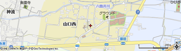 和歌山県和歌山市山口西94周辺の地図