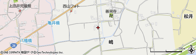 和歌山県紀の川市嶋185周辺の地図