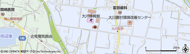 大川社会福祉センター周辺の地図