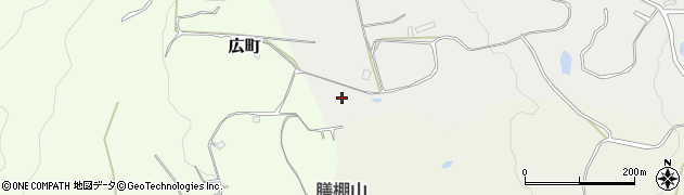 広島県呉市安浦町大字中畑（膳棚山）周辺の地図