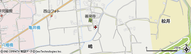 和歌山県紀の川市嶋200周辺の地図