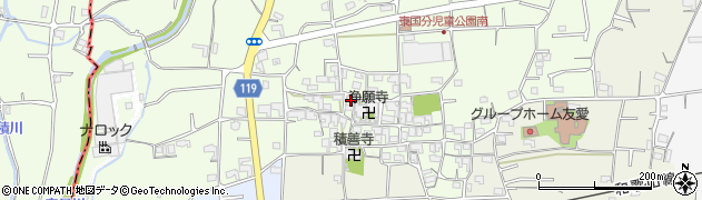 和歌山県紀の川市東国分840周辺の地図