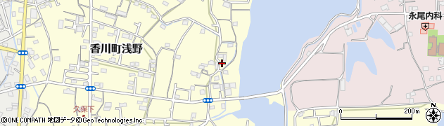 香川県高松市香川町浅野428周辺の地図