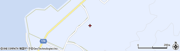 愛媛県上島町（越智郡）岩城（赤石）周辺の地図