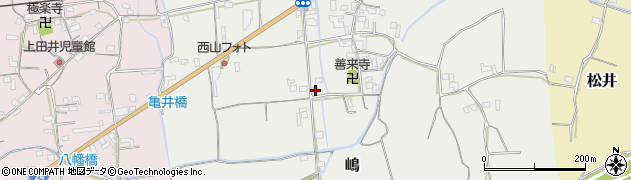 和歌山県紀の川市嶋223周辺の地図