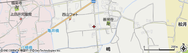 和歌山県紀の川市嶋112周辺の地図