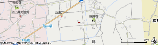 和歌山県紀の川市嶋113周辺の地図