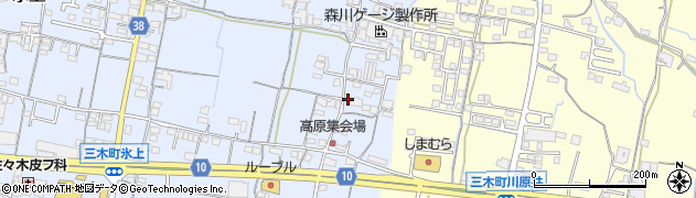 香川県木田郡三木町氷上646周辺の地図