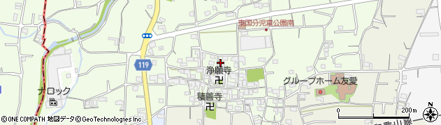 和歌山県紀の川市東国分836周辺の地図
