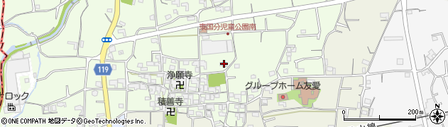 和歌山県紀の川市東国分97周辺の地図