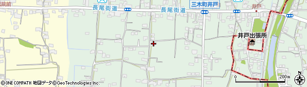 香川県木田郡三木町井戸2483周辺の地図