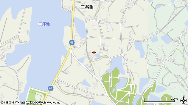 〒761-0450 香川県高松市三谷町の地図