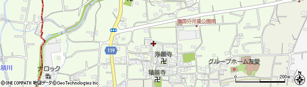 和歌山県紀の川市東国分129周辺の地図