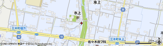 香川県木田郡三木町氷上1020周辺の地図