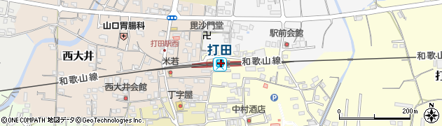 打田駅周辺の地図