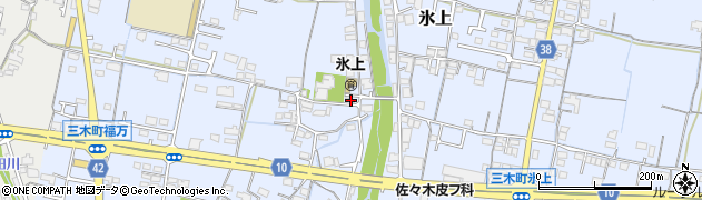 香川県木田郡三木町氷上1018周辺の地図