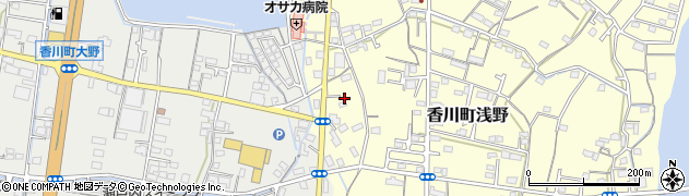 香川県高松市香川町浅野541周辺の地図