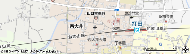 和歌山県紀の川市西大井50周辺の地図