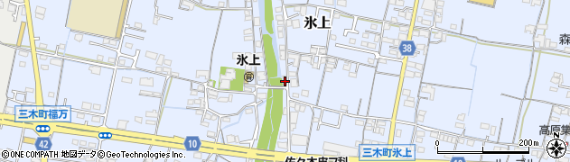 香川県木田郡三木町氷上259周辺の地図