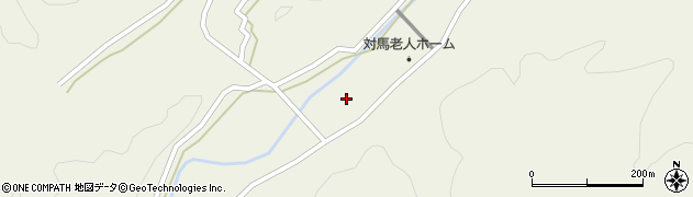鶏知川周辺の地図