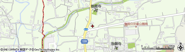和歌山県紀の川市東国分156周辺の地図