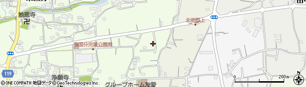 和歌山県紀の川市東国分75-11周辺の地図