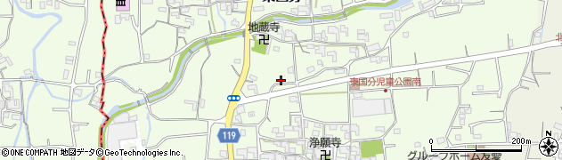 和歌山県紀の川市東国分305周辺の地図